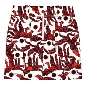 Kenzo Structured Phoenix-print mini skirt